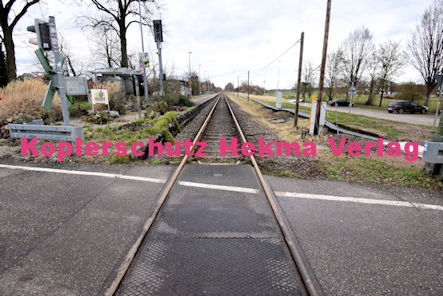 Steinfeld (Pfalz) Eisenbahn - Steinfeld Bahnübergang 1118 - Bahnhofstraße/L545