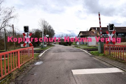 Steinfeld (Pfalz) Eisenbahn - Steinfeld - Bahnübergang 1117 - Waldstraße/Gänsegasse