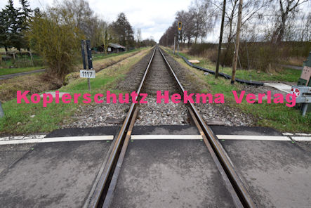 Steinfeld (Pfalz) Eisenbahn - Steinfeld - Bahnübergang 1117 - Waldstraße/Gänsegasse