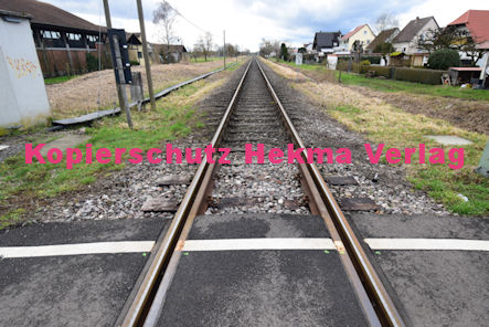 Steinfeld (Pfalz) Eisenbahn - Steinfeld - Bahnübergang 1117 - Waldstraße/Gänsegasse