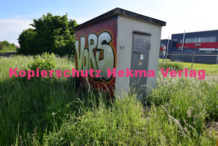 Hagenbach (Pfalz) Eisenbahn - Hagenbach Bahnübergang Bü 55,0 - Industriestraße