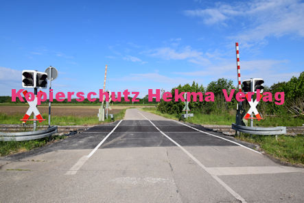 Hagenbach (Pfalz) Eisenbahn - Hagenbach Bahnübergang Bü 55,0 - Industriestraße