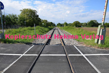 Hagenbach (Pfalz) Eisenbahn - Hagenbach Bahnübergang Bü 55,0 - Industriestraße