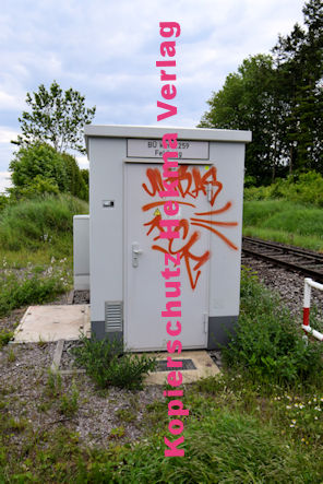 Minderslachen-Winden - Eisenbahn - Minderslachen-Winden Bahnübergang Bü 2,259 - Feldweg