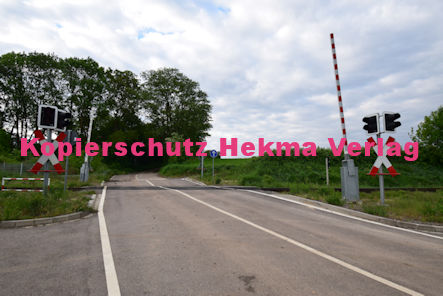Minderslachen-Winden - Eisenbahn - Minderslachen-Winden Bahnübergang Bü 2,259 - Feldweg
