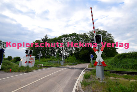 Minderslachen-Winden - Eisenbahn - Minderslachen-Winden Bahnübergang Bü 2,259 - Feldweg