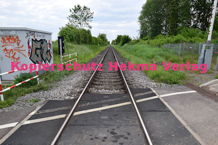 Minderslachen-Winden - Eisenbahn - Minderslachen-Winden Bahnübergang Bü 2,259 - Feldweg
