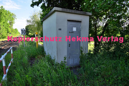 Neuburg am Rhein Eisenbahn - Neuburg Bahnübergang - Bü 56,7 - Mittelgrundweg