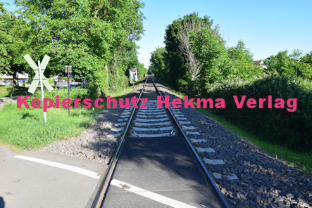 Speyer Eisenbahn - Speyer Bahnübergang 210f Bü 0,9 - Mäuseweg