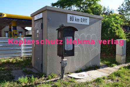 Speyer Eisenbahn - Bahnübergang Speyer Bü 210d km 0,997 - Wormser Landstraße