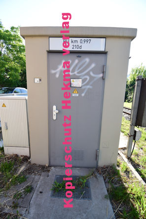 Speyer Eisenbahn - Bahnübergang Speyer Bü 210d km 0,997 - Wormser Landstraße