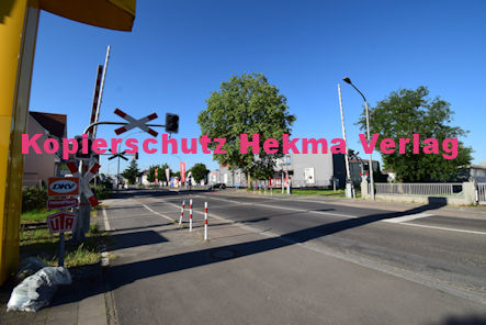 Speyer Eisenbahn - Bahnübergang Speyer Bü 210d km 0,997 - Wormser Landstraße