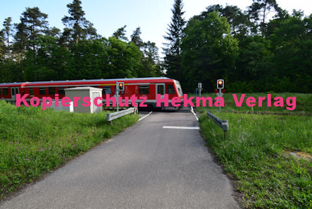 Wörth am Rhein - Eisenbahn - Wörth Bahnübergang Bü 10,932 Wörth 2 - Badepark