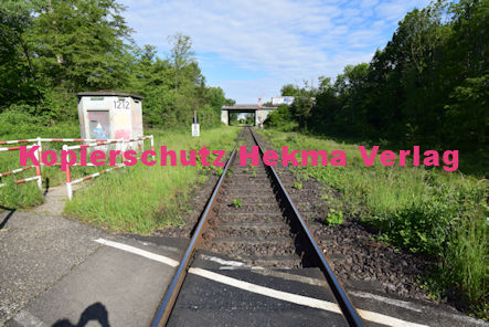 Wörth am Rhein-Kandel - Eisenbahn - Wörth/Kandel Bahnübergang 1212 Bü 8,020 - Im Wald Alte Straße Wörth/Kandel