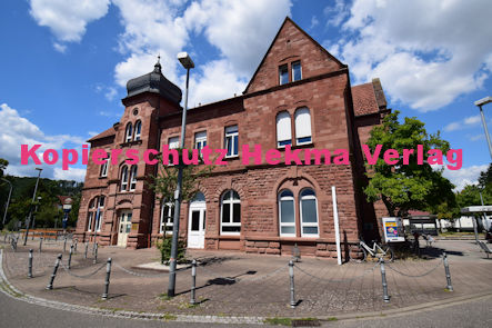 Bad Bergzabern Eisenbahn - Bahnhof Bad Bergzabern - Bahnhofsgebäude