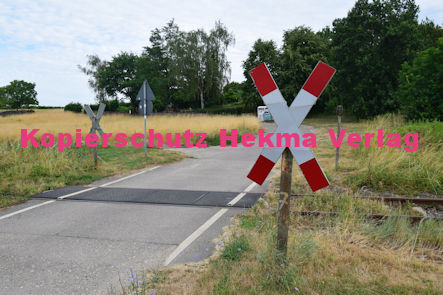 Barbelroth (Pfalz) Eisenbahn - Barbelroth Bahnübergang 1337 - Friedhofstraße/Friedhof