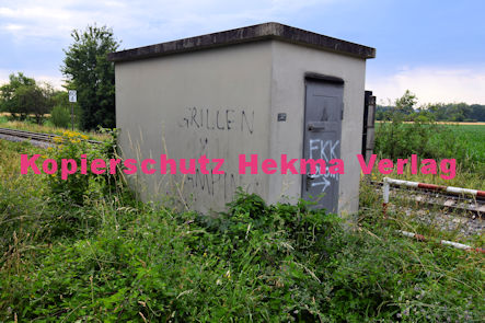 Berg (Pfalz) Eisenbahn - Berg Bahnübergang - Bü 60,4 - Ziegelackerweg