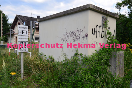 Berg (Pfalz) Eisenbahn - Berg Bahnübergang - Bü 60,4 - Ziegelackerweg
