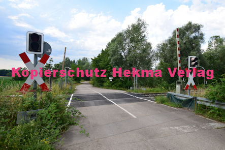 Berg (Pfalz) Eisenbahn - Berg Bahnübergang - Bü 60,4 - Ziegelackerweg