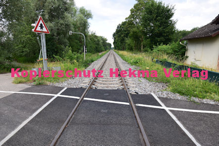 Berg (Pfalz) Eisenbahn - Berg Bahnübergang - Bü 60,4 - Ziegelackerweg