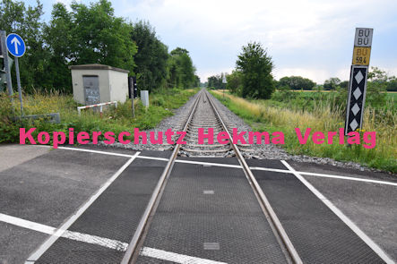 Berg (Pfalz) Eisenbahn - Berg Bahnübergang - Bü 60,4 - Ziegelackerweg