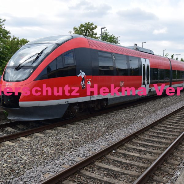 Edenkoben Eisenbahn - Bahnhof Edenkoben - RB 53 Zug 643 016 Fritz Walter