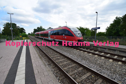 Edenkoben Eisenbahn - Bahnhof Edenkoben - RB 53 Zug 643 016 Fritz Walter