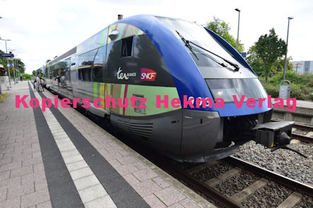 Edenkoben Eisenbahn - Bahnhof Edenkoben - RB 53 Zug ten ALSACE SNCF 903