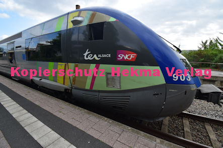 Edenkoben Eisenbahn - Bahnhof Edenkoben - RB 53 Zug ten ALSACE SNCF 903