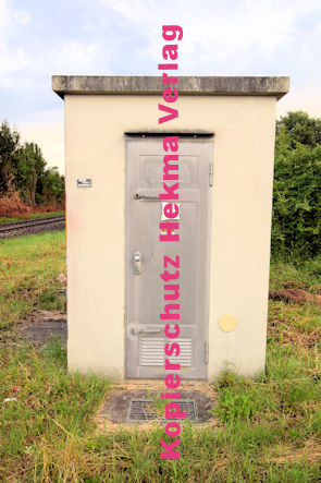 Hagenbach (Pfalz) Eisenbahn - Hagenbach Bahnübergang Bü 55,0 - Industriestraße