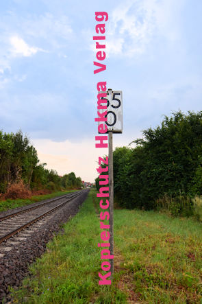 Hagenbach (Pfalz) Eisenbahn - Hagenbach Bahnübergang Bü 55,0 - Industriestraße