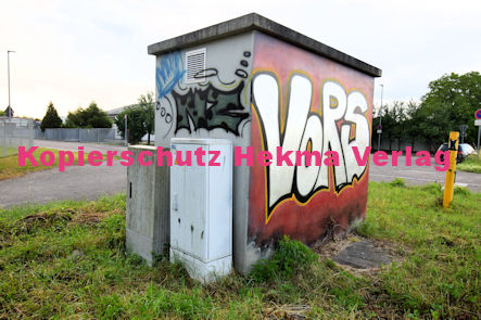 Hagenbach (Pfalz) Eisenbahn - Hagenbach Bahnübergang Bü 55,0 - Industriestraße