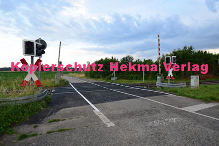Hagenbach (Pfalz) Eisenbahn - Hagenbach Bahnübergang Bü 55,0 - Industriestraße