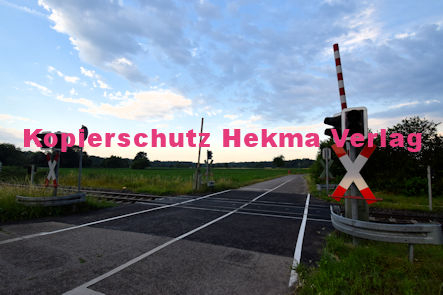 Hagenbach (Pfalz) Eisenbahn - Hagenbach Bahnübergang Bü 55,0 - Industriestraße