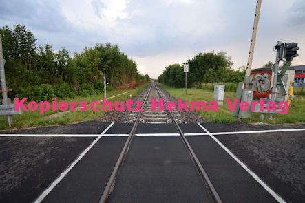 Hagenbach (Pfalz) Eisenbahn - Hagenbach Bahnübergang Bü 55,0 - Industriestraße