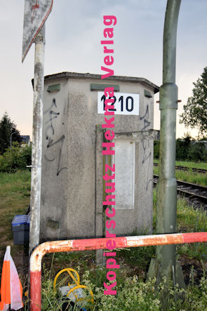 Kandel (Pfalz) - Eisenbahn - Kandel Bahnübergang 1210 Bü 7,1 - Bahnhofstraße