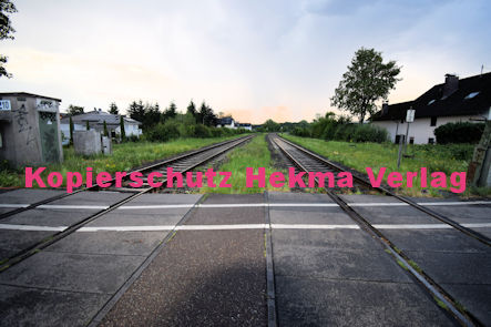Kandel (Pfalz) - Eisenbahn - Kandel Bahnübergang 1210 Bü 7,1 - Bahnhofstraße