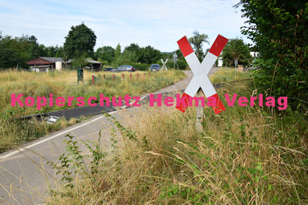 Kapellen-Drusweiler (Pfalz) Eisenbahn - Bahnübergang BÜ 1340 km 7,0 - Dorfstraße