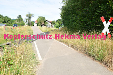 Kapellen-Drusweiler (Pfalz) Eisenbahn - Bahnübergang BÜ 1340 km 7,0 - Dorfstraße