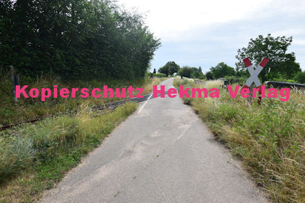 Kapellen-Drusweiler (Pfalz) - Eisenbahn - Bahnübergang BÜ 1340 km 7,0 - Dorfstraße