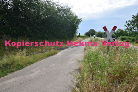 Kapellen-Drusweiler (Pfalz) - Eisenbahn - Bahnübergang BÜ 1340 km 7,0 - Dorfstraße