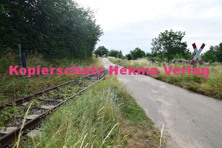 Kapellen-Drusweiler (Pfalz) - Eisenbahn - Bahnübergang BÜ 1340 km 7,0 - Dorfstraße
