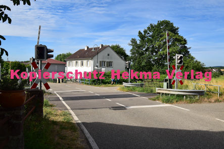 Kapellen-Drusweiler (Pfalz) Eisenbahn - Bahnübergang BÜ 7,9 - Raiffeisenstraße
