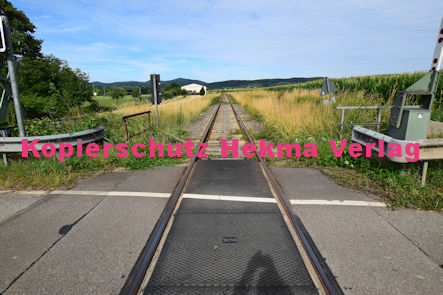 Kapellen-Drusweiler (Pfalz) Eisenbahn - Bahnübergang BÜ 7,9 - Raiffeisenstraße