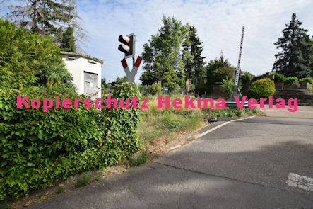 Kapellen-Drusweiler (Pfalz) Eisenbahn - Bahnübergang BÜ 1341 - Friedhofstraße/Friedhof