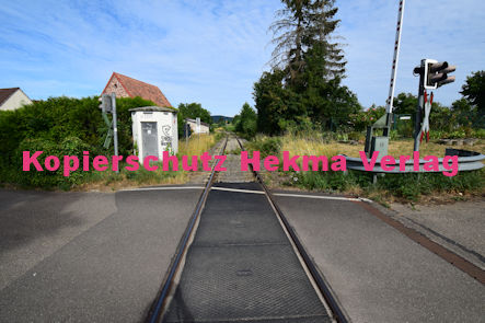 Kapellen-Drusweiler (Pfalz) Eisenbahn - Bahnübergang BÜ 1341 - Friedhofstraße/Friedhof