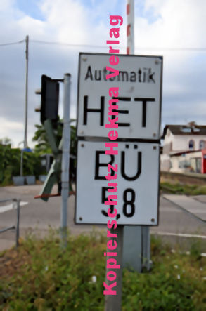 Maikammer/Kirrweiler - Eisenbahn - Kirrweiler Bahnübergang Bü km 5,8 - Hauptstraße