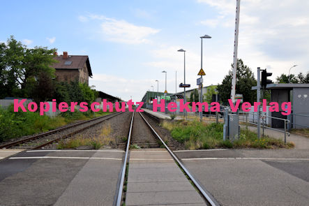 Maikammer/Kirrweiler - Eisenbahn - Kirrweiler Bahnübergang Bü km 5,8 - Hauptstraße