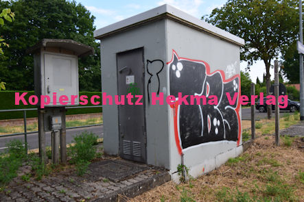 Maikammer/Kirrweiler - Eisenbahn - Bahnübergang Bü km 6,0 - Bordmühlweg