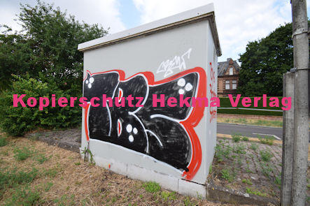 Maikammer/Kirrweiler - Eisenbahn - Bahnübergang Bü km 6,0 - Bordmühlweg